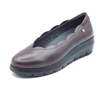 Stonefly 221537 Plume Nappa Roast Brown Mocasines para mujer de piel de cuña media, marrón, 38.5 EU