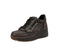 Stonefly 223104 Bracken Cinder Gray Grigio Scarpe Donna Sneakers Lacci Zip camoscio Pelle 38