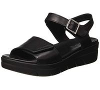 Stonefly Sandalias Aqua III 2 Nappa para mujer con correa en el tobillo Negro 38 EU