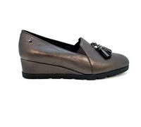 Stonefly Milly 19 Zapato Mujer de cuña Baja Forrada, y Adorno borlas (40 EU, Marron)