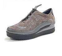 Stonefly - Zapatillas Grises Confort - Cuero para: Mujer Color: Cinder Gray Talla: 37