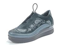 Stonefly Zapato Casual de Ante, con cuña y Sistema BlueSoft en la Suela - 219983 para: Mujer Color: Blue Talla: 36