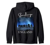 Stonehenge by Night Tourist Travel Souvenir Gran Bretaña Reino Unido Sudadera con Capucha