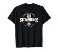 Stonehenge Salisbury Plain Wiltshire Coordenadas Etiqueta 2C Camiseta