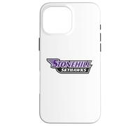 Stonehill College Skyhawks Text Logo Carcasa para iPhone 16 Pro MAX