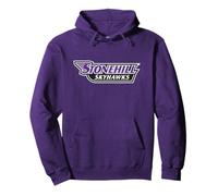 Stonehill College Skyhawks Text Logo Sudadera con Capucha
