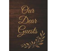 STONELEAF Wedding Guest Book, Book for Wedding Reception, Baby Shower, and Special Event, Hardcover, 100 Blank pages, 8.5 x11 inches