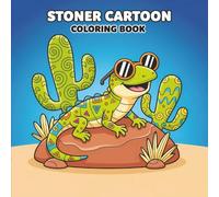 Stoner Cartoon: Whimsical Animal Worlds Coloring Book Featuring Funny and Chill Designs - For Teens and Adults