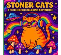 Stoner Cats: A Psychedelic Coloring Adventure: Funny, Funky & Far-Out Designs for Adults Who Love Chill Vibes