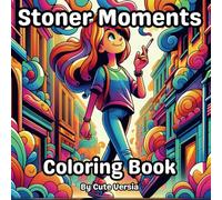 Stoner Moments: Relax and Unwind-50 Unique Adult Coloring Pages for Stress Relief and Creative Fun