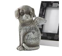 Stones conmemorativos para mascotas, estatuas de marcadores de grabado, marcadores de grabado para mascotas con diseño grabado, piedra memorial, marcador de mascotas con estilo clásico, accesorio de