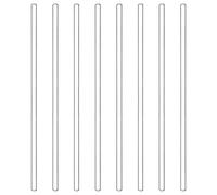 stoneylab Varillas de Agitación de Vidrio, 300 mm de Largo Varillas de Vidrio de Borosilicato Agitadores Sticks con Extremos Redondeados Barra de Vidrio Macizo para Lab Cocina Ciencias, Paquete de 8