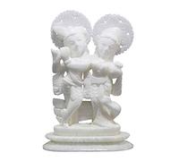 StonKraft Estatua de mármol de latón Radha Krishna Murti Idol (14 cm) Oro