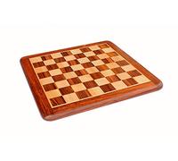 StonKraft Tablero de Juego de ajedrez de Madera Coleccionable de 21 "x 21" sin Piezas para Jugadores de ajedrez Profesionales