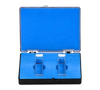 StonyLab 2-Pack Cuvette de Cuarzo, Cubeta para Espectrofotómetro, 10 mm de Longitud, 45 mm de Altura, 3,4 ml de Capacidad