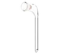 stonylab Adaptador de Destilación en Ángulo de 105 Grados, Adaptador Doblado de Destilación de Vidrio de Borosilicato con Junta 19/22 y Tubo de Goteo Cónico de 100mm para Suministro de Laboratorio