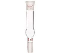 stonylab Adaptador para Tubo de Secado de Vidrio Borosilicato, Dos Juntas Rectas 14/20 para Tubo de Secado de Laboratorio