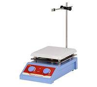stonylab Agitador Magnético con Placa Calefactora, 5L Magnetic Stirrer 0-1600 rpm Velocidad Mezclador Magnetico con Placa Calefactora de Cerámica en 19 x 19 cm, Máx.380℃ Potencia Nominal 600W, 220V