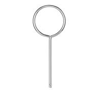 stonylab Anillo de Soporte de Retorta, Chapado en Cromo Lab Support Ring Anillo de Extensión Cerrado O.D. 100 mm I.D. 85 mm para Experimentos de Laboratorio, Resistente a la Corrosión