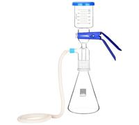 stonylab Aparato de Filtración de Vidrio, Kit de Filtro de Montaje de Filtración al Vacío de Vidrio de Borosilicato con Matraz de Filtración de 500 ml y Embudo Graduado de 300 ml