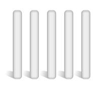 stonylab Barra de Agitación de Laboratorio, Varillas Agitadoras Magnéticas Recubiertas de PTFE de 70 mm Mezclador Agitador Blanco para Agitadores, 5 Paquete