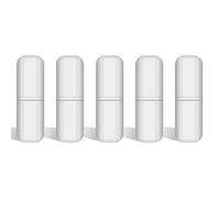 stonylab Barra Magnética de Agitación, Paquete de 5 25 mm Recubierto de PTFE Barras de Stir Set Barras de Agitación Magnéticas Blanco para Agitadores Barra de Placa de Agitación de Laboratorio, 5 PK