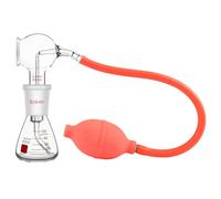 stonylab Botella Rociadora para Desarrollo de Color, 50 ml Botella Rociadora de Vidrio de Laboratorio con Bola Atomizadora para Desarrollo de Color TLC