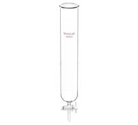 stonylab Embudo de Adición, Embudo Bureta de Vidrio de Borosilicato con llave de Paso de PTFE para Uso en Laboratorio y Hogar, 500 ml