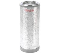 stonylab Frascos Dewar, Matraz Dewar de Vidrio Borosilicato de Forma Cilíndrica con Basa de Aluminio, Dewar Flask Profundidad Interior de 210 mm y Diámetro Interior de 70 mm para Laboratorio - 665 ml