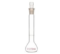 stonylab Frascos Volumétricos de Laboratorio, Matraz Aforado Clase A con Tapón de Vidrio, Matraz Aforado de Pared Pesada de Vidrio de Borosilicato Tolerancia, ±0,02ml, 10ml