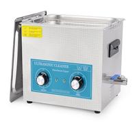 stonylab Limpiador Ultrasónico, Acero Inoxidable 304 limpiadores Ultrasonidos Profesional Multiusos con Panel de Control Mecánico de Calefacción y Temporizador para Laboratorio 40kHz 220V, 10L