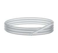 stonylab Manguera de Silicona, Tubo de Silicona Natural Pura de Alta Temperatura, 12 mm DE 8 mm DI, Altamente Elástica y Resistente, para Uso en Laboratorio, 1 Metro