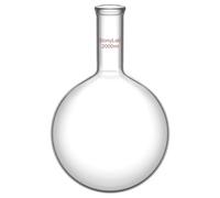 stonylab Matraz Fondo Redondo, Cuello Largo Matraz de Fondo Redondo de Pared Gruesa de Cristal de Borosilicato RBF con Cuello Largo, Round Bottom Flask Frascos de Laboratorio - 2000ml (2L)