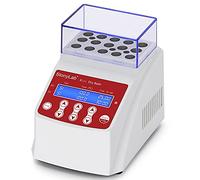 stonylab mini incubadora de baño seco con tapa, pantalla digital, rango de calentamiento 5-100 °C, precisión ±0,5 °C, bloque para 15 tubos de 2 ml, laboratorio