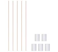 stonylab Nickel Sheet Electrodo, 10x15x1 mm, GDMS Probado, 5 Pcs, Electrochem Grade