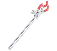 stonylab Pequeña Pinza Ajustable de 3 Puntas, Robusta y de Estilo Dedo Pinza Pivotante Multifuncional para Extensión de Laboratorio, Accesorio de Laboratorio