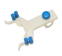 stonylab Pinza de Bureta de Plástico, Pinza de Bureta Ajustable Simple, Estilo Mariposa con Resorte para Valoración, Accesorio de Laboratorio