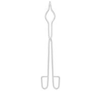 stonylab Pinzas para Crisoles, 40cm Pinzas de Acero Inoxidable para Laboratorio, Ideales para Sujetar con Seguridad Crisoles