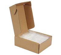 stonylab Pipetas Cuentagotas de Vidrio, Pipetas Cuentagotas de Vidrio de Borosilicato Grueso 1ml Dropper Pipettes de Transferencia de Líquido No Graduadas para Laboratorio de Química, Juego de 100