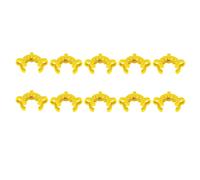 StonyLab Plastic Joint Clips 10 pcs 14mm Lab Keck Clamp #14 Keck Clips for 14/20 Joint Glass Standard Conical Interface Clip Ground Glass Joint Lab A