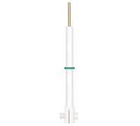 stonylab PTFE Cobre Soporte de Electrodo, Clip Soporte de Electrodo Reemplazable Multiusos con Hoja de Cobre de 10 * 10mm y Cuerpo de PTFE