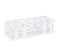 stonylab Soporte de Tubo de Ensayo, 16 mm 60 Lugares Gradilla para Tubos de Ensayo de Plástico Blanco Rack de Tubo Tube Holder Diseño de 3 Niveles Desmontable