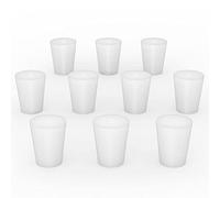 stonylab Tapón de Goma Silicona, Blanco Cónico Sello de Laboratorio Tapones de Silicona Enchufes de Goma (10-Pack, 2#)