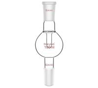 stonylab Trampa de Bump para Evaporador Rotativo 100 ml, Tubo de Vapor Interno Superior 24/40, Conexiones Cónicas Estándar 24/40, Vidrio de Borosilicato G3.3