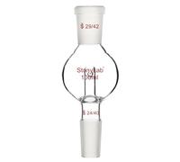 stonylab Trampa de Chichón del Evaporador Rotativo, Evaporador Rotativo de Laboratorio con 29/42 Junta Superior Exterior y 24/40 Junta Inferior Interior Cónica Estándar Rotovaps, 100 ml
