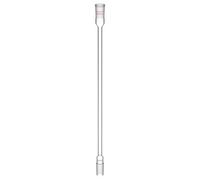 stonylab Tubo de Condensación de Aire, Condensador de Reflujo de Vidrio Borosilicato (24/40), Chaqueta de 400 mm, 16 mm de Diámetro, para Experimento de Destilación