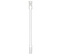 stonylab Tubo de Condensación de Aire, Condensador de Reflujo de Vidrio Borosilicato (24/40), Chaqueta de 300 mm, 16 mm de Diámetro, para Experimento de Destilación