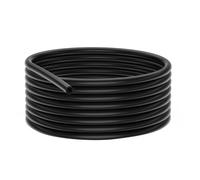 stonylab Tubo de Silicona Negro, 6 mm ID x 9 mm OD, Alta Flexibilidad y Corte Fácil para Transferencia de Laboratorio, 3 Metro
