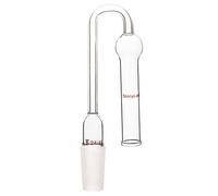 stonylab Tubo Secador en Forma de U de Vidrio Borosilicato, con Junta Interna 24/40, Curvado 360° para Síntesis en Laboratorio