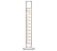 stonylab Vidrio Cilindro Graduado (1 Paquete), Graduated Cylinder Vidrio de Borosilicato 100 ml Pared Pesada Vidrio Graduado Cilindro de Medición